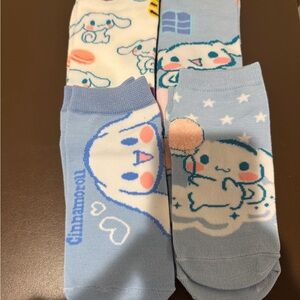 Hello Kitty Blue and White Socks Set